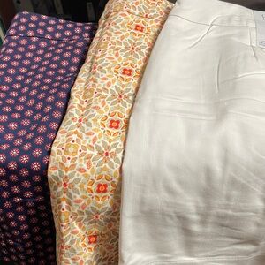 Bundle of 3 Croft & Barrow Multicolor Skort Set - Navy, Orange, Cream